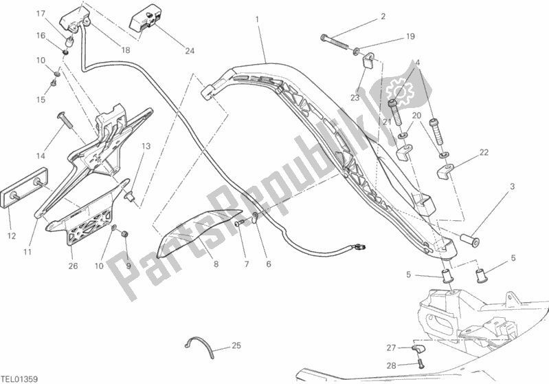 Wszystkie części do Uchwyt Na Talerze Ducati Scrambler 1100 PRO 2020